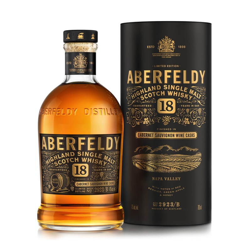 Aberfeldy 18 Year Old Cabernet Sauvignon Wine Finish 43%
