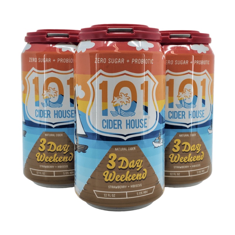 101 Cider House 3 Day Weekend Cider 4-Pack