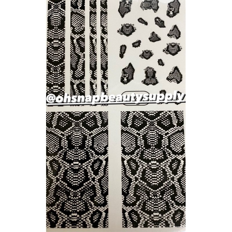 Black Animal Print  SP233 Sticker