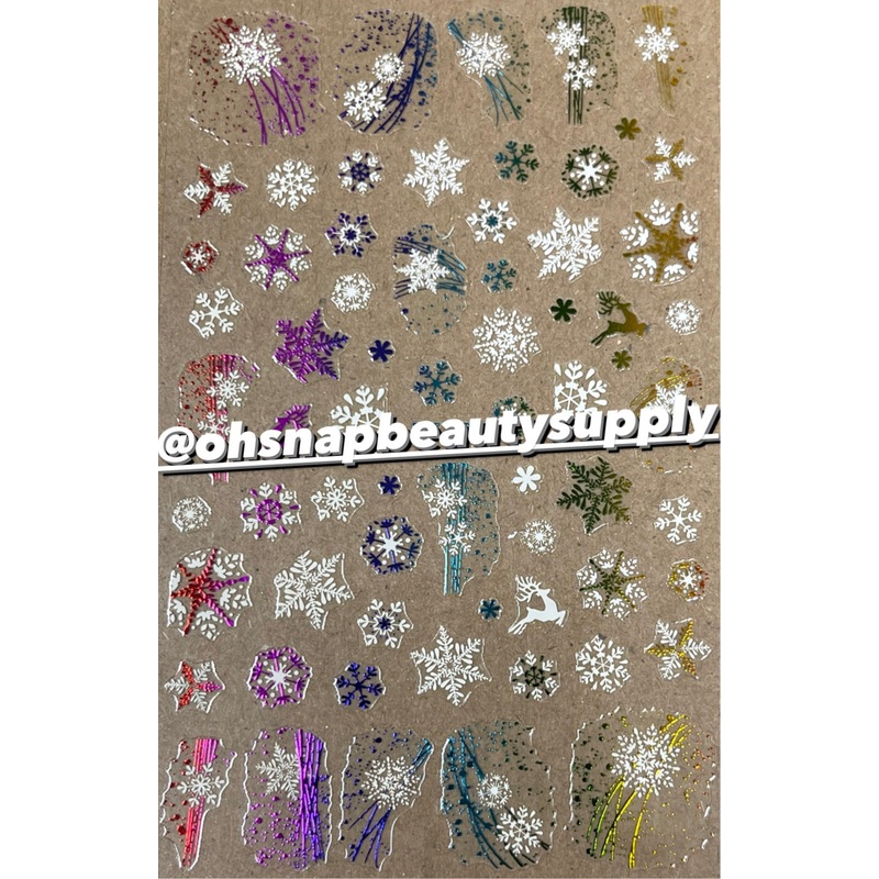 *** Color Christmas F718 Sticker