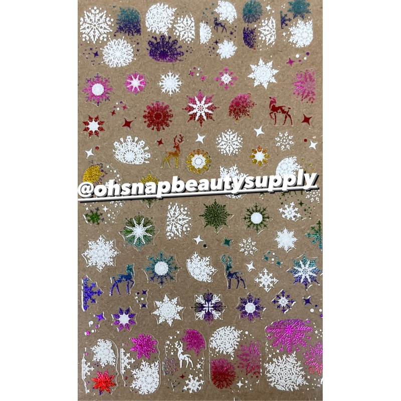 *** Color Christmas F719 Sticker