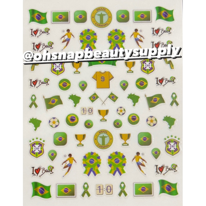 * COUNTRY 1197 BRAZIL Sticker