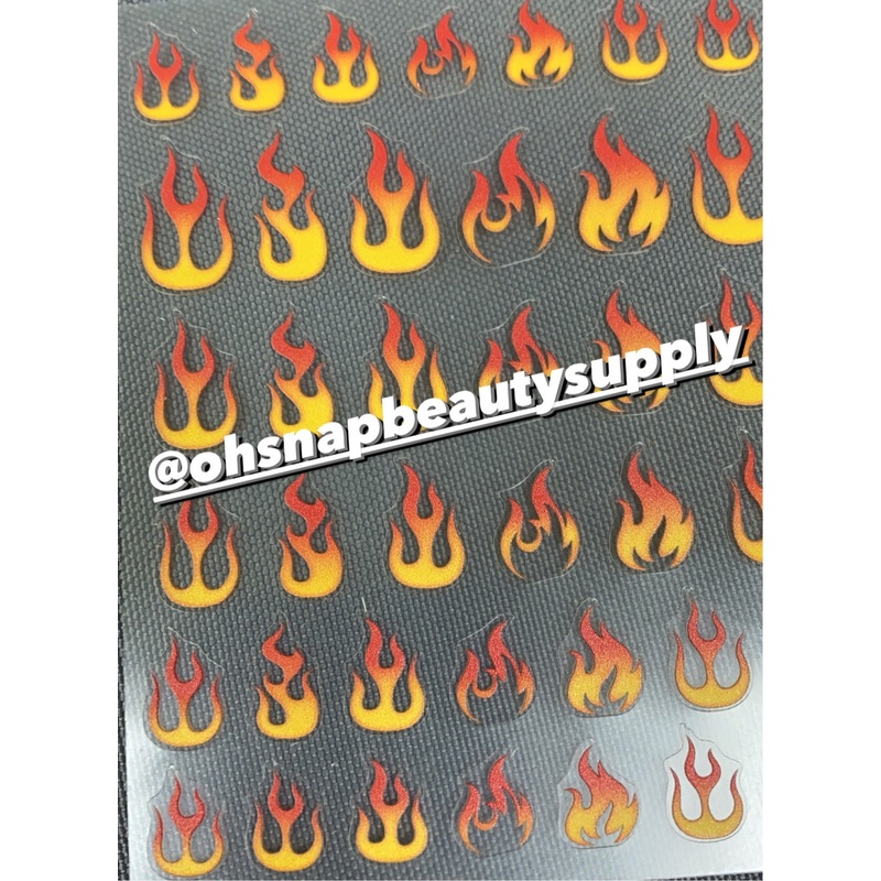 ***Flame 454 Sticker