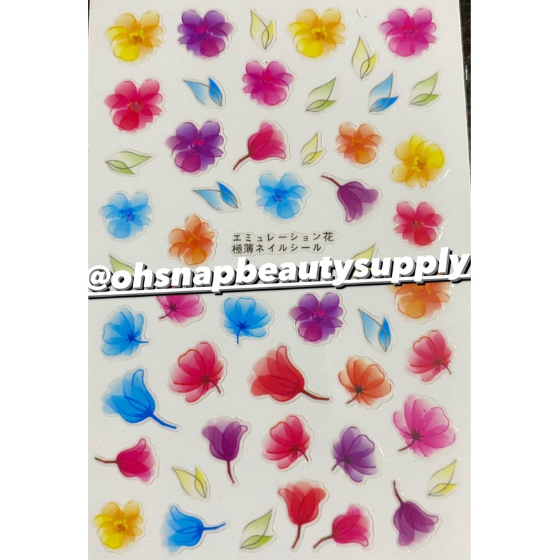 * Flower XF3007 Sticker