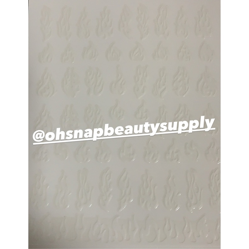 ***Glow In the Dark FIRE  1044 Sticker