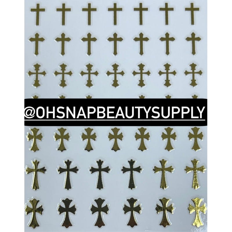 *Gold Cross 2205 Sticker