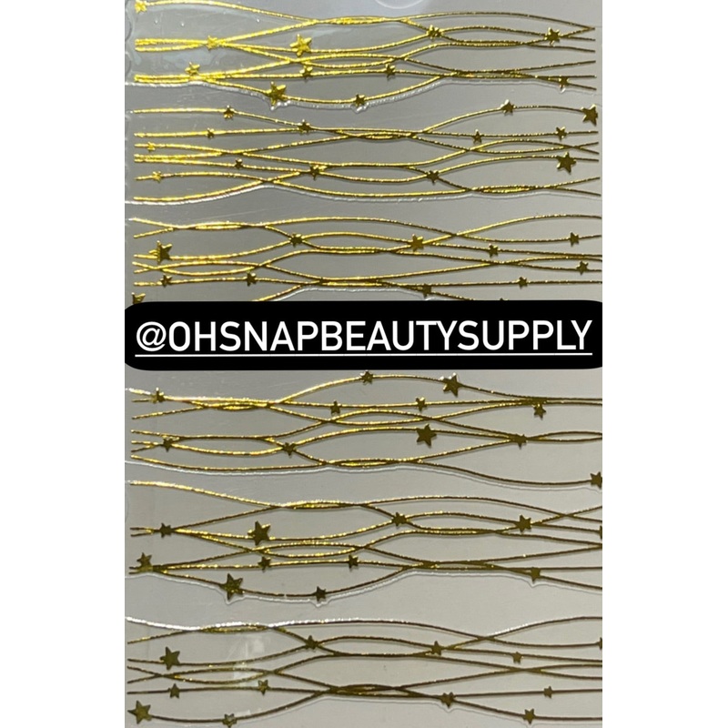 – Gold Design Pattern 103 Sticker