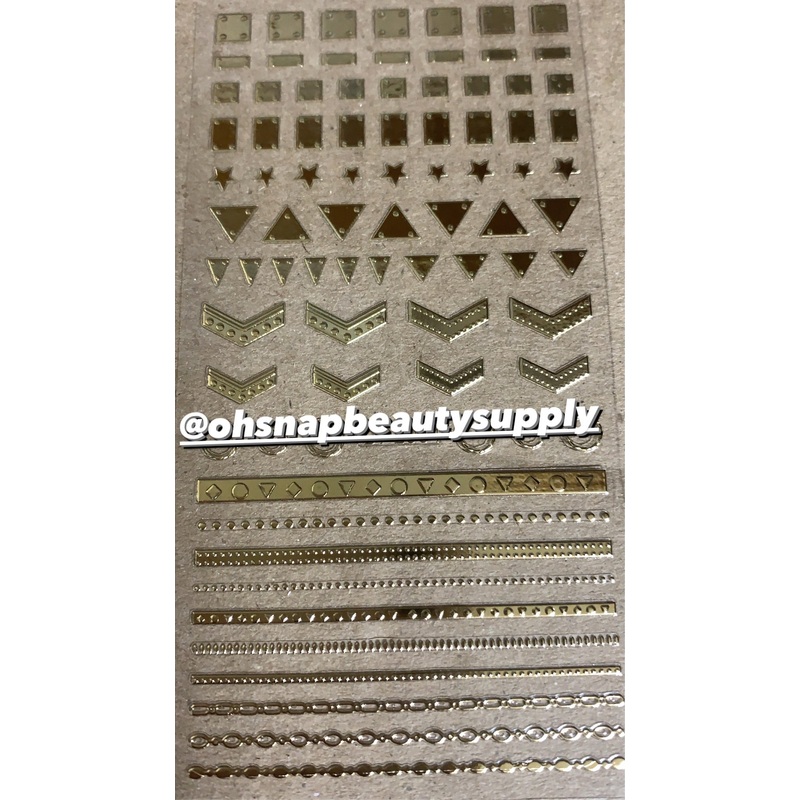 ***Gold Frame DP2001 Sticker