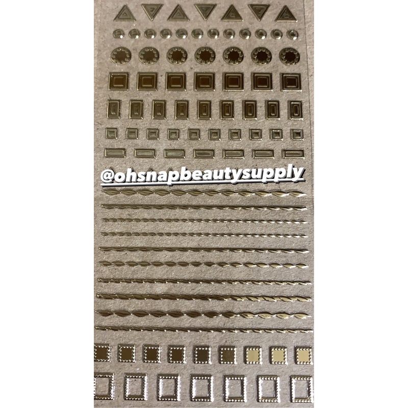 ***Gold Frame DP2002 Sticker