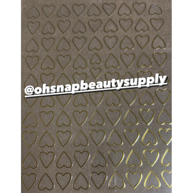 ***Gold Frame (Heart) 434 Sticker