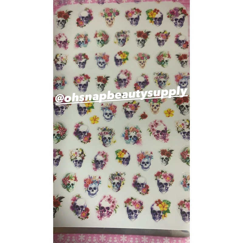 **** Halloween (Skull) F614 Sticker