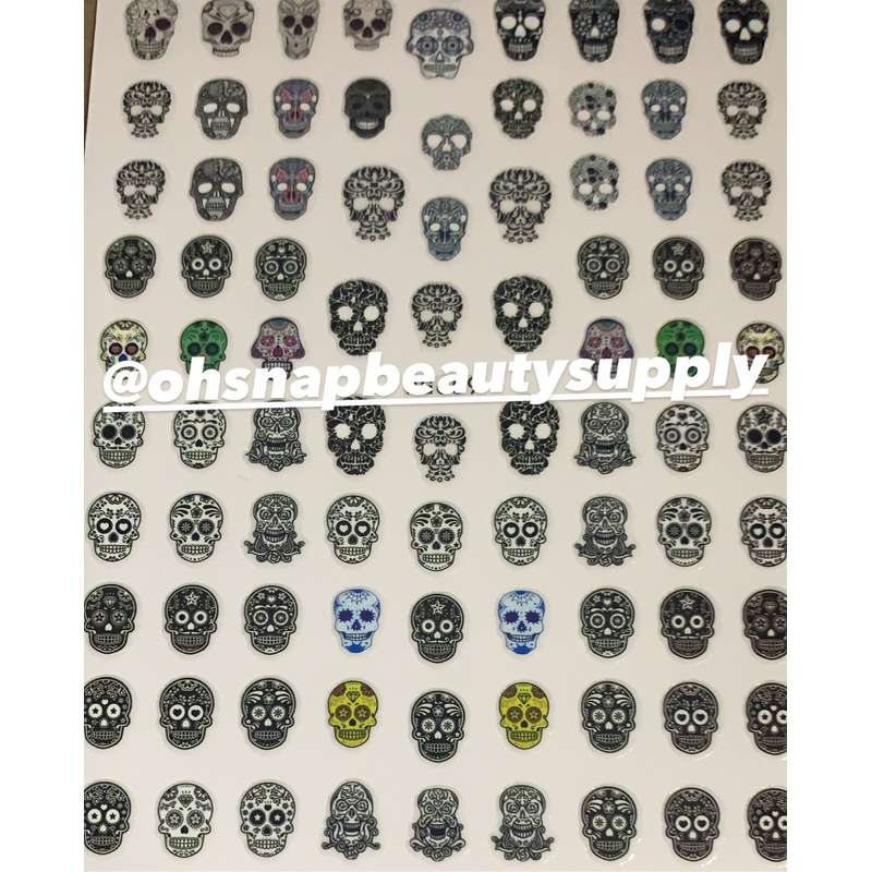 **** Halloween (SKULL) WG659 Sticker