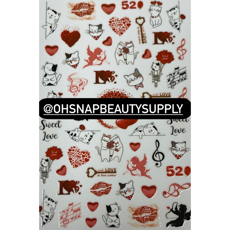 HEART LOVE B032 Sticker