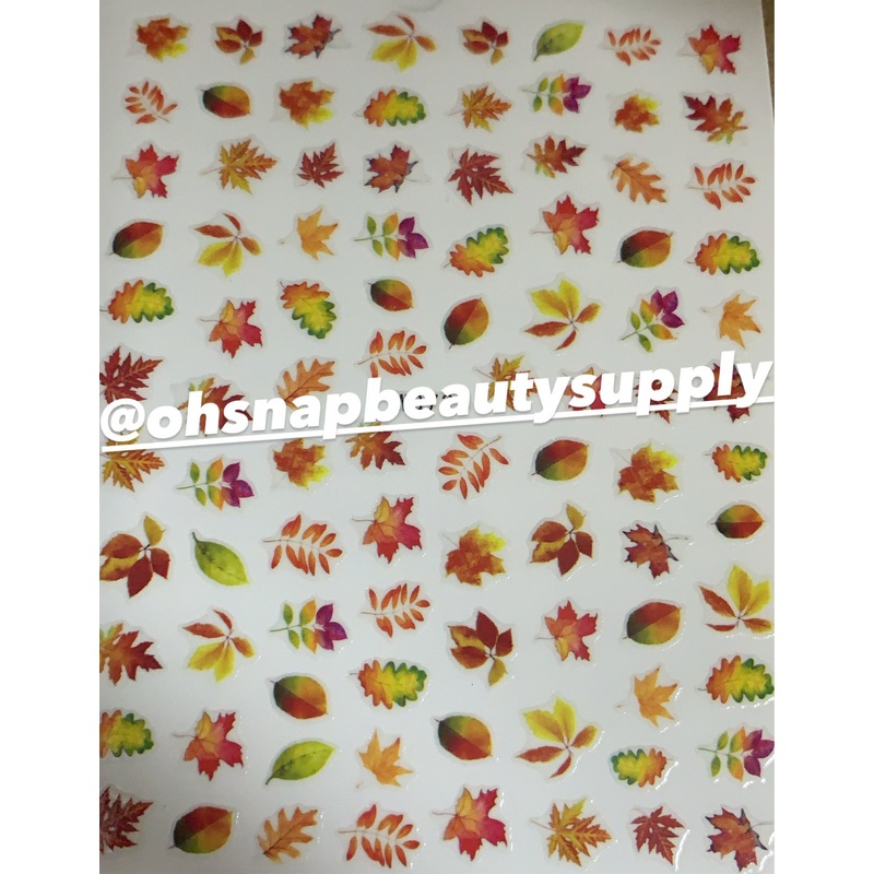 *** Leaf Fall WG726 Sticker