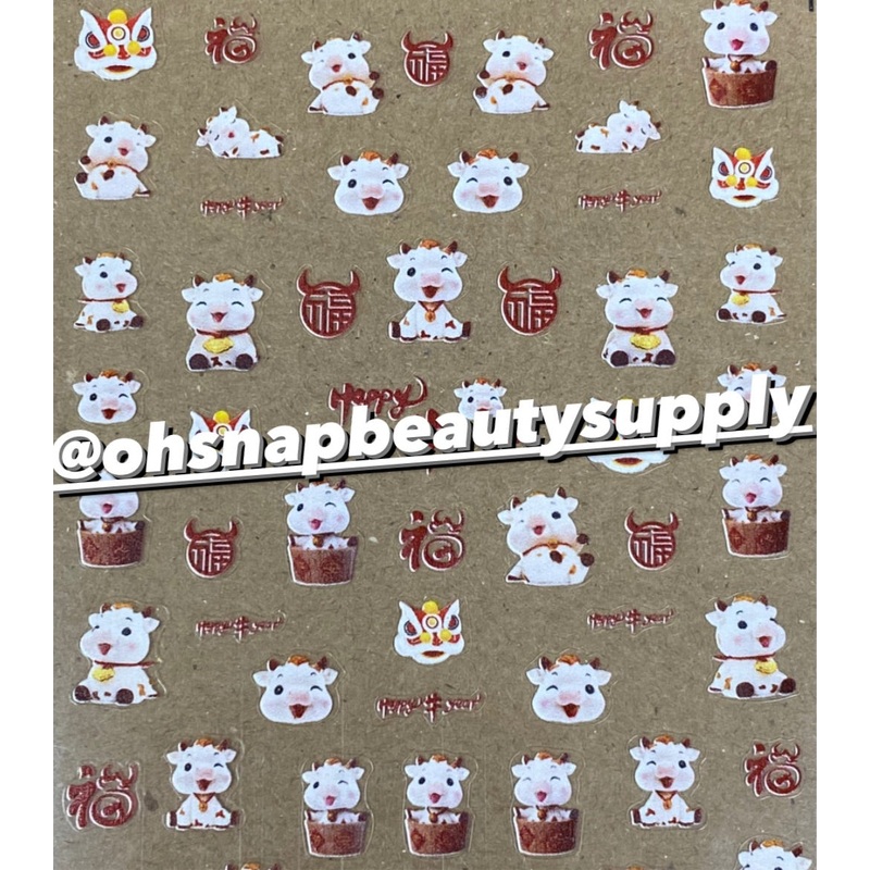 * Lunar NEW YEAR PIG TS 356 Sticker