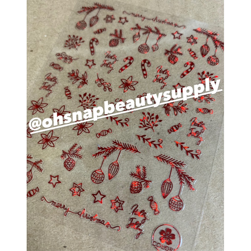 Merry Christmas (RED) 144 Sticker