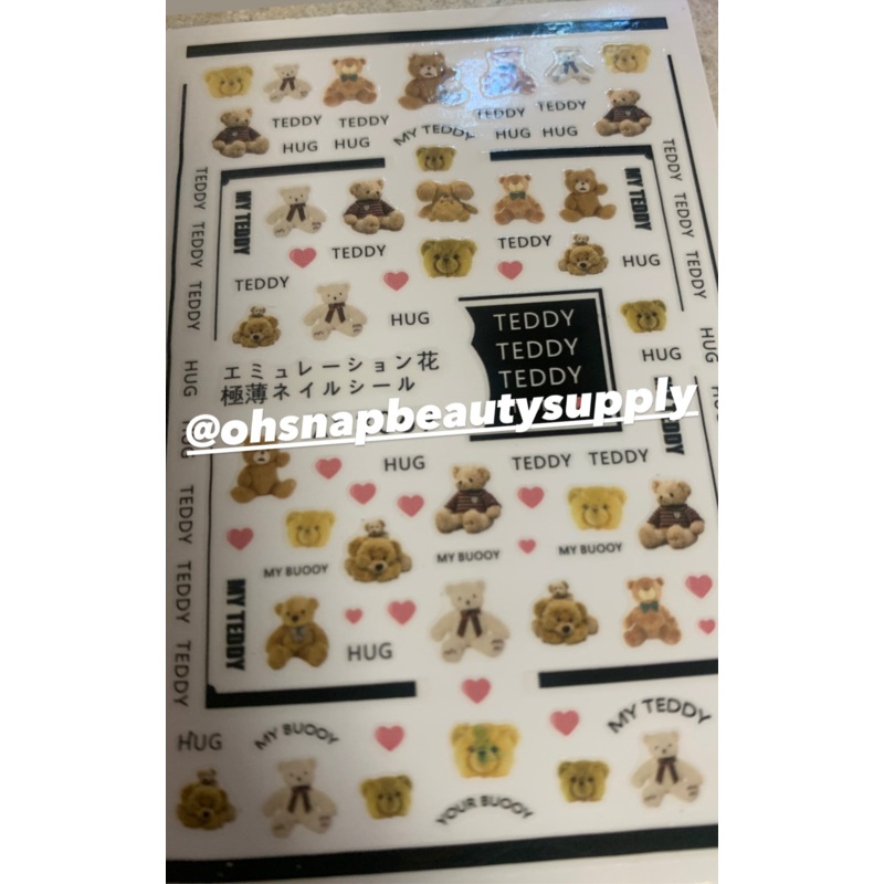 Teddy 3069 Sticker