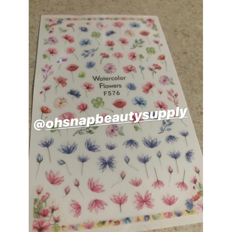 Watercolor Flower F576 Sticker