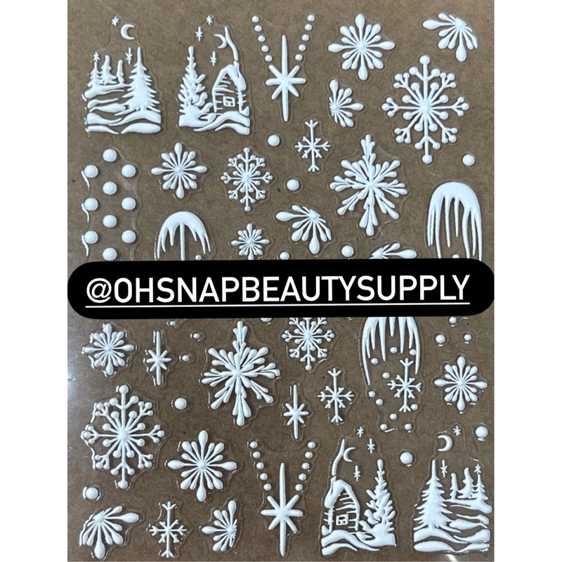 *White Christmas 5D01 Sticker