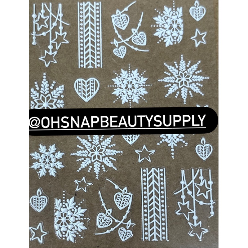 *White Christmas 5D03 Sticker