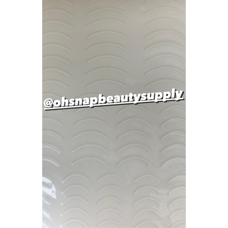 ***White CURVE Line 554 Sticker