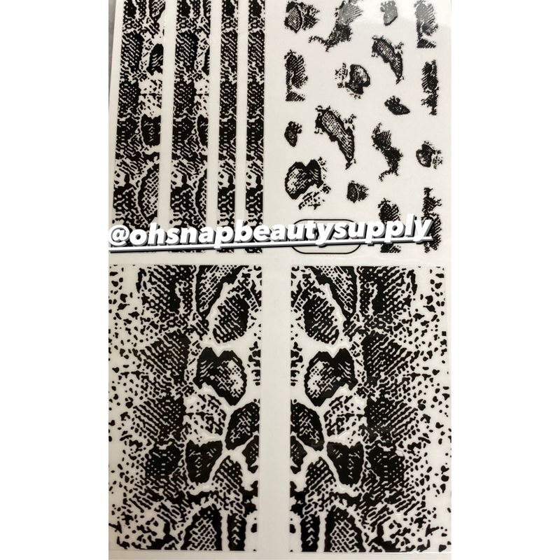 Black Animal Print  SP232 Sticker