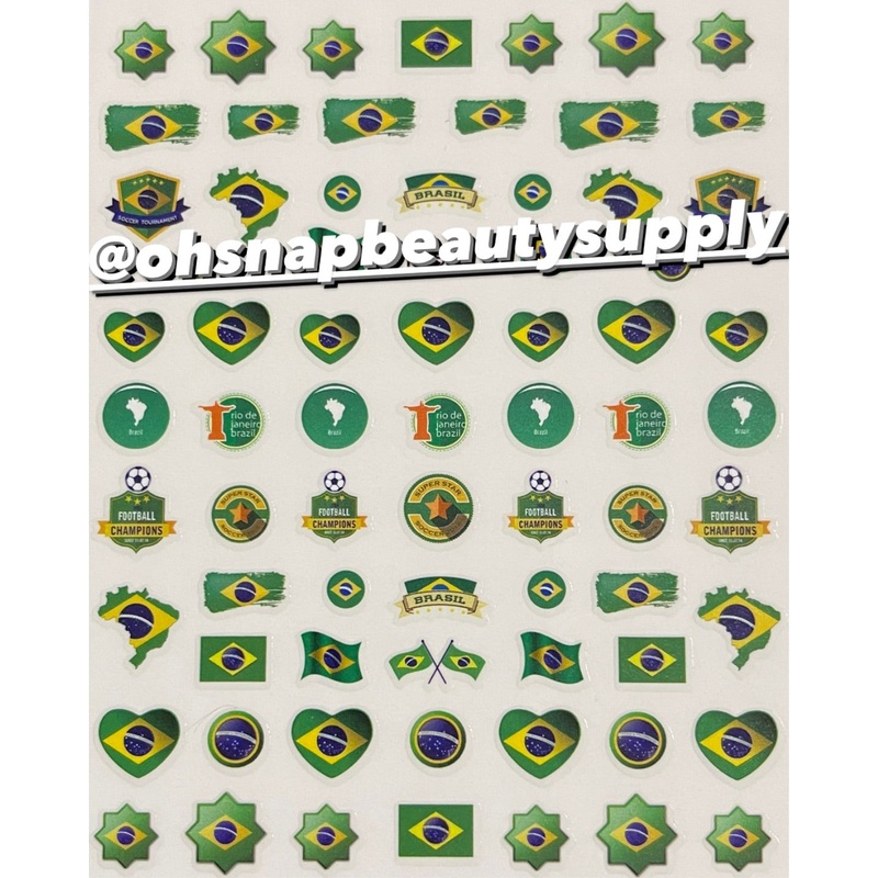 * COUNTRY Brazil 1196 Sticker