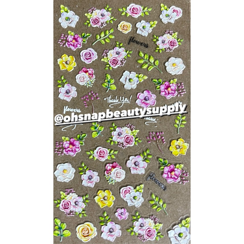 ** FLOWER 5D K033 Sticker
