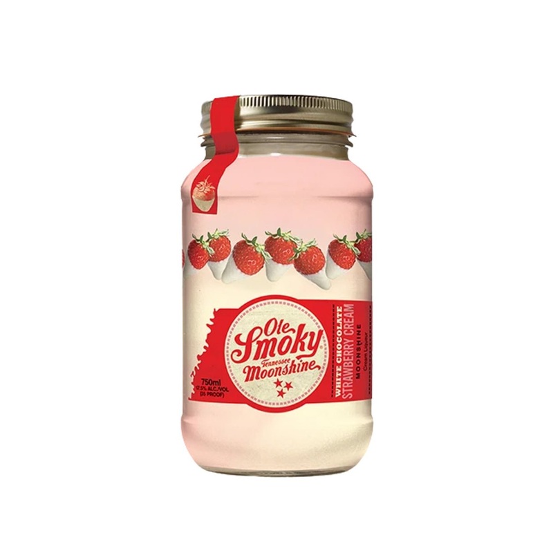 Ole Smoky White Chocolate Strawberry Cream Moonshine