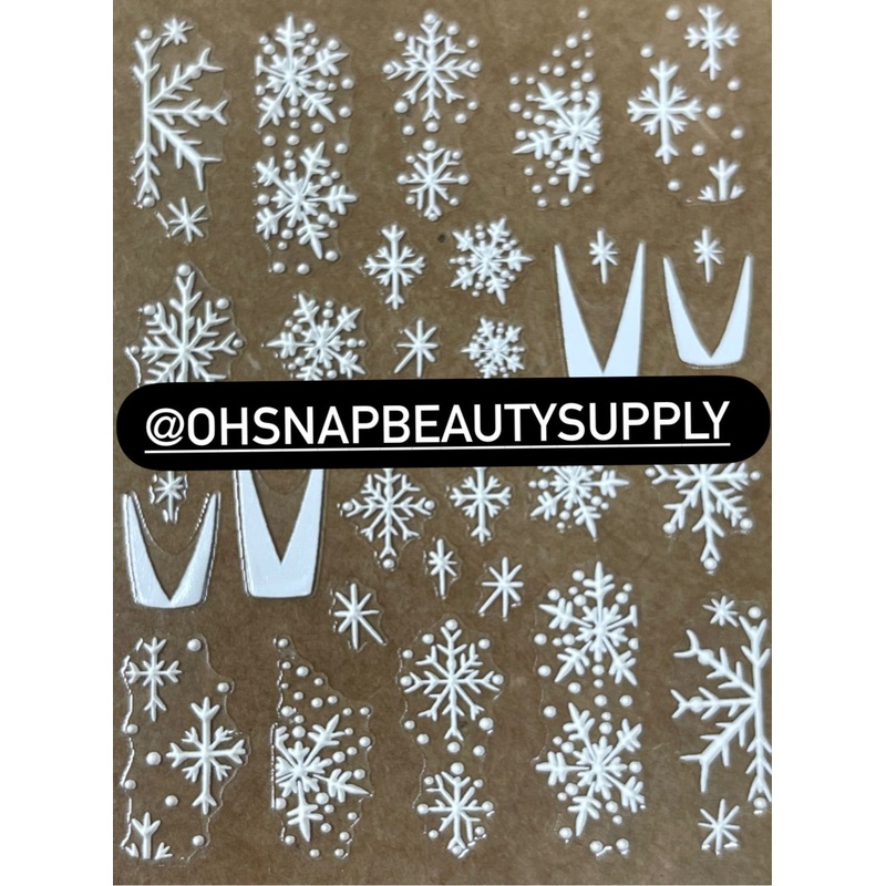 *White Christmas  5D08 Sticker