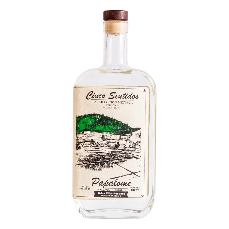 Cinco Sentidos Papalome Mezcal