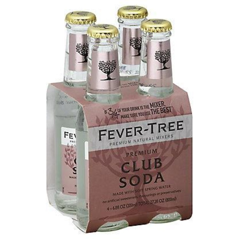 Fever-Tree Club Soda Water 4pk Btls