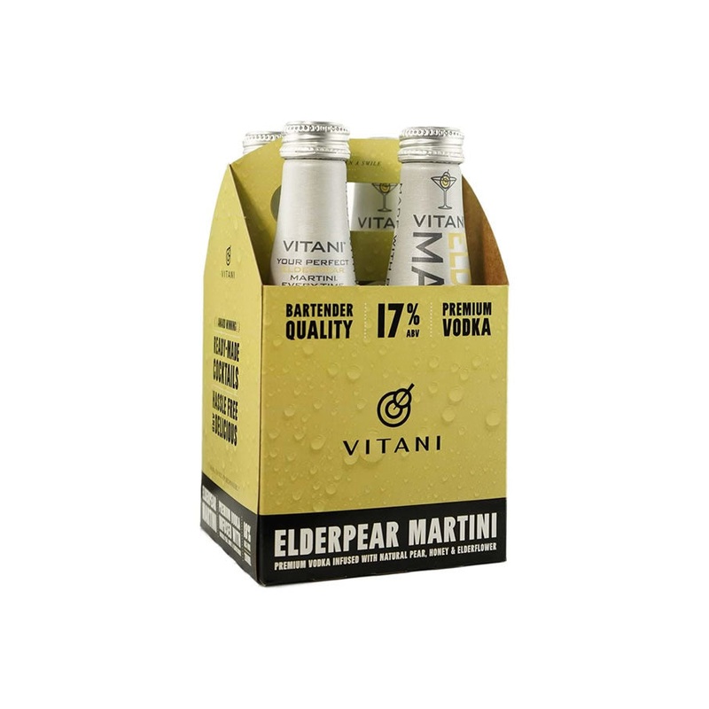 Vitani Elderpear Martini 4PK 200ML
