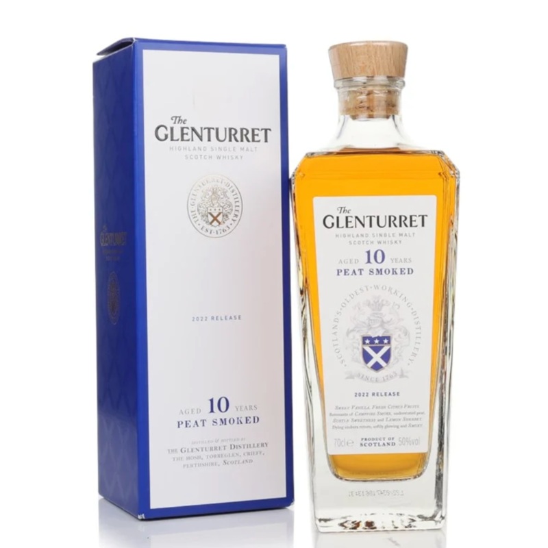 The Glenturret Aged 10 years Peat Smoket 2022 Release