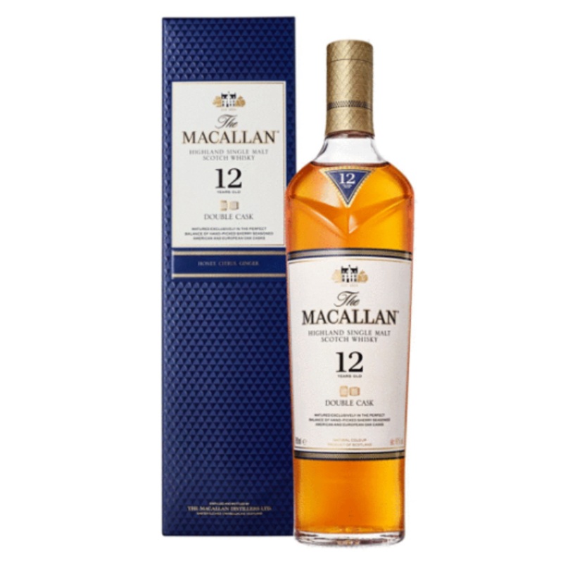 The Macallan highland single malt scotch whisky 12 year’s old