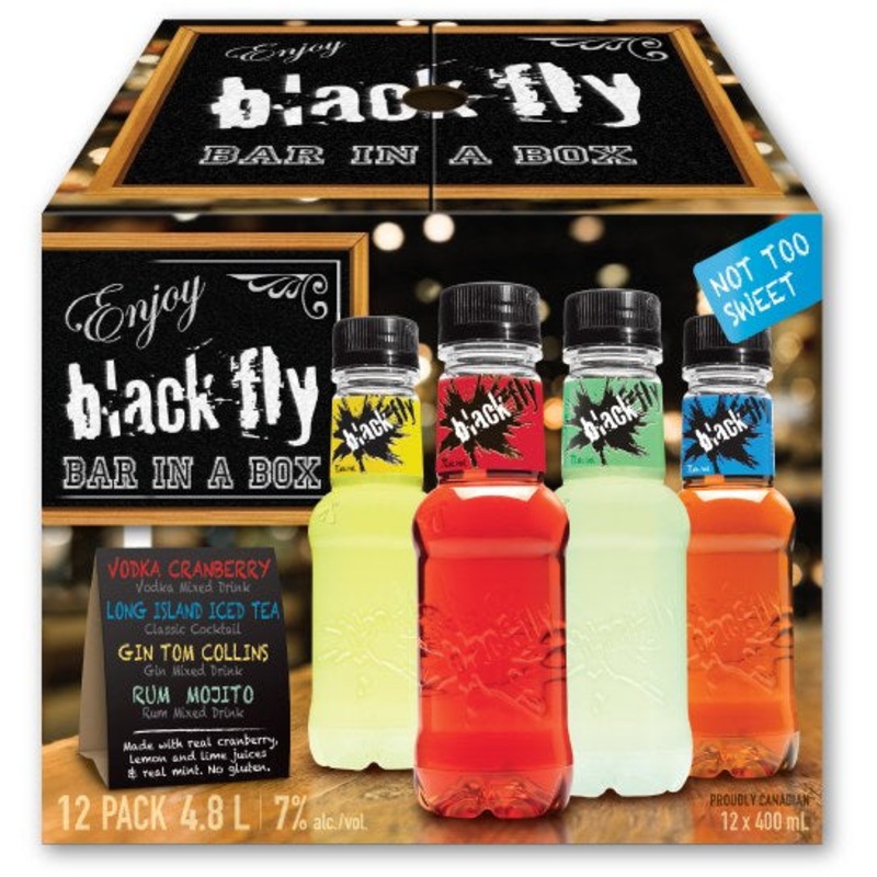 BLACK FLY BAR IN A BOX  12 BTL
