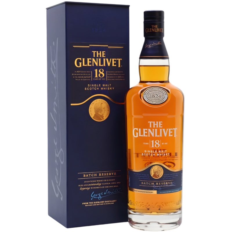 THE GLENLIVET 18 YEAR SCOTCH WHISKY