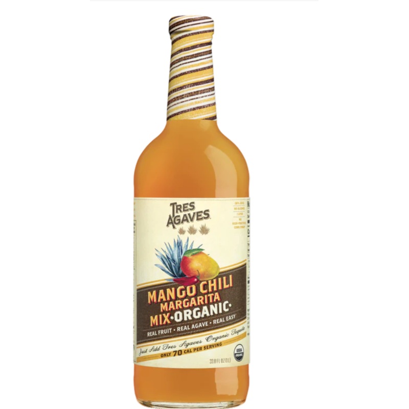 Tres Agaves Mango chilli Margarita Mix- organic 1 L