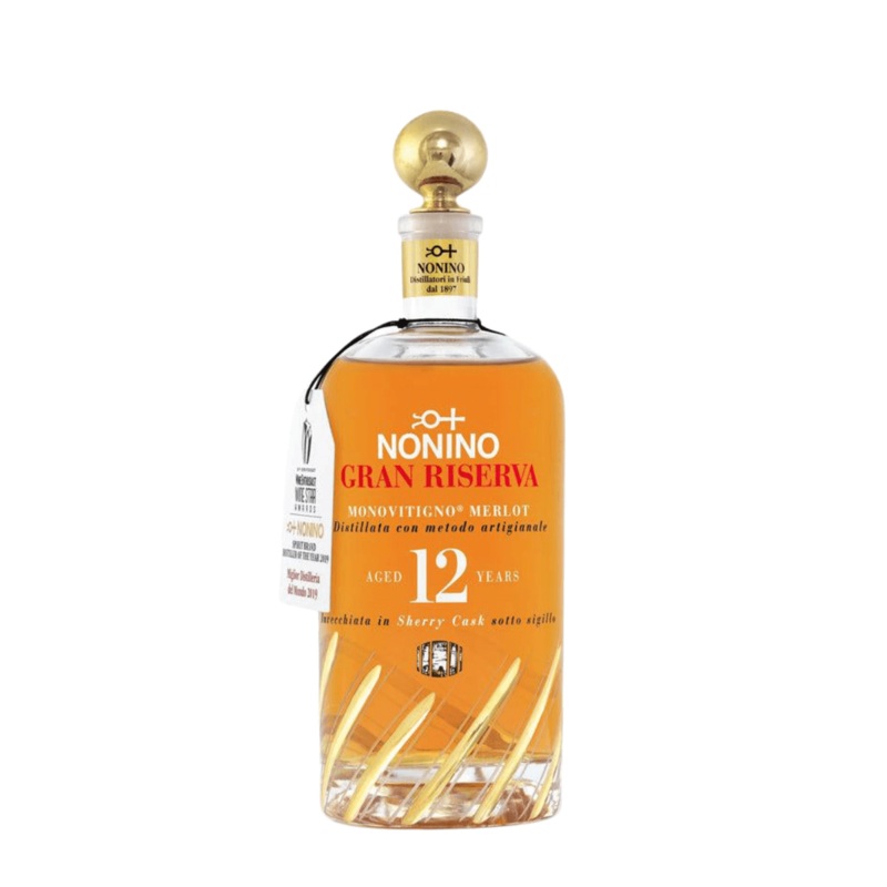 Grappa Nonino | Gran Riserva Monovitigno Merlot Sherry Cask – Aged 12 Years
