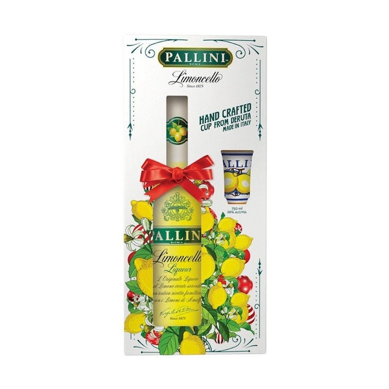 Pallini Limoncello Liqueur w/Handcrafted Cup