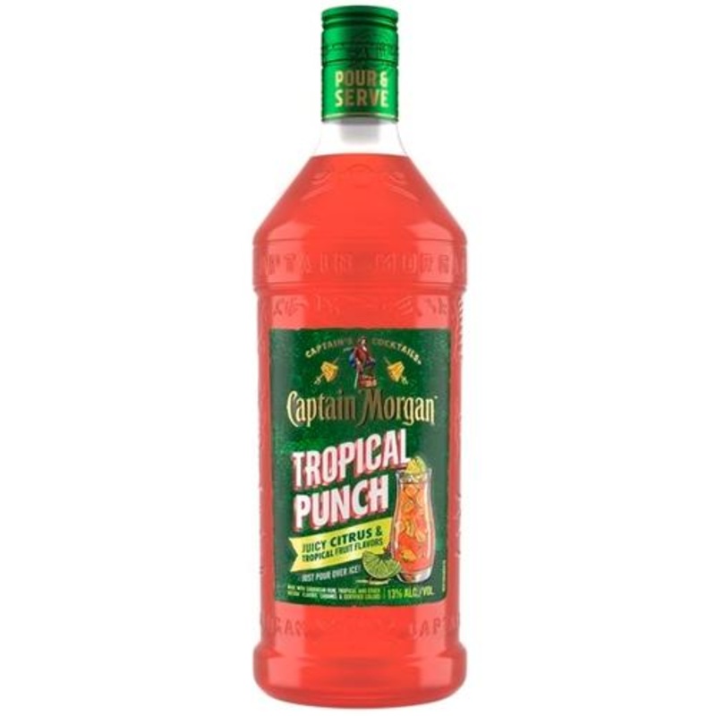 Captain Morgan Tropical Punch Cocktail Liqueur | 1.75L
