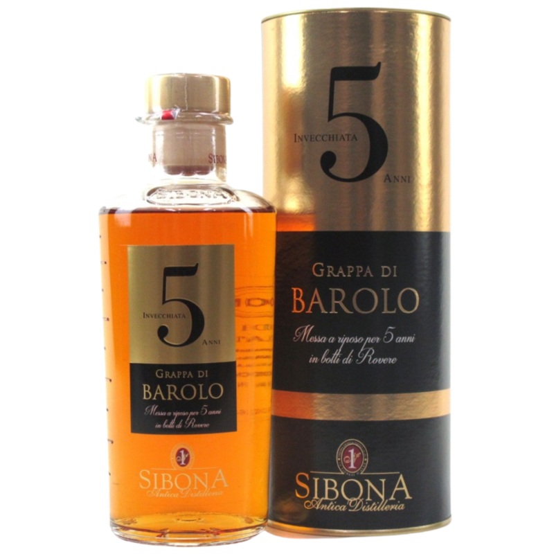 Sibona 5YO Reserva Grappa Di Barolo 44% 50cl