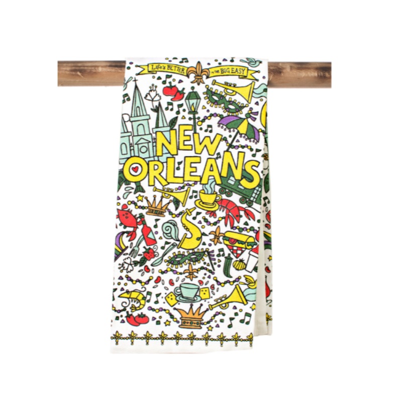 New Orleans Montage Kitchen Towel