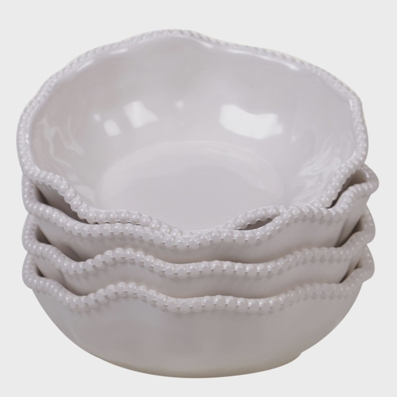 Perlette Cream  All Purpose Bowl – Single