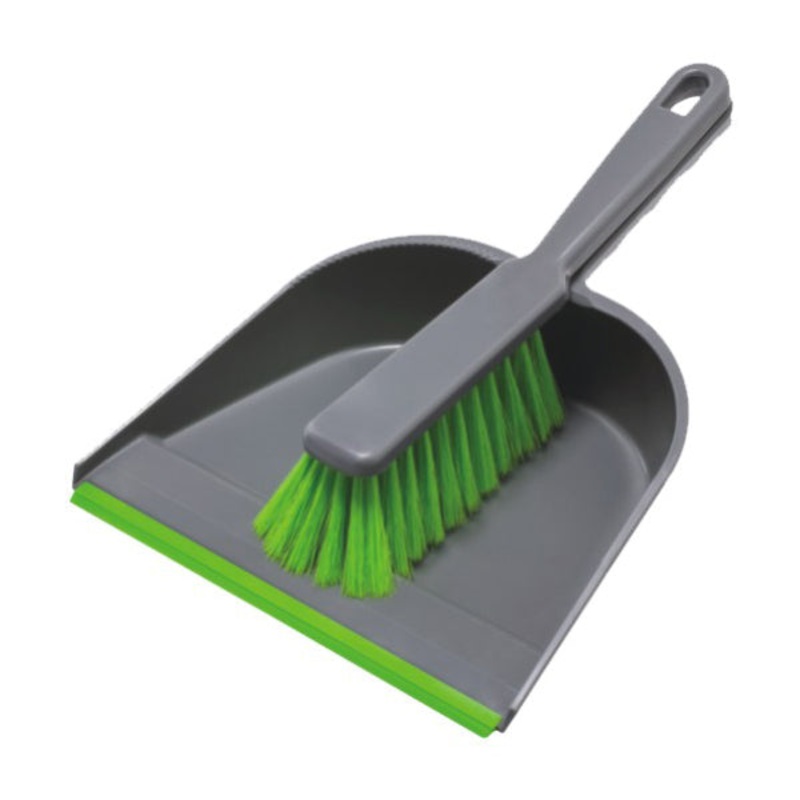 York – Dustpan with Rubber Lip and Brush