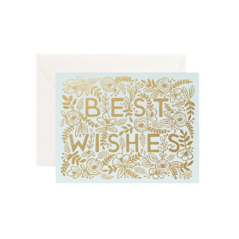 “Best Wishes” Card