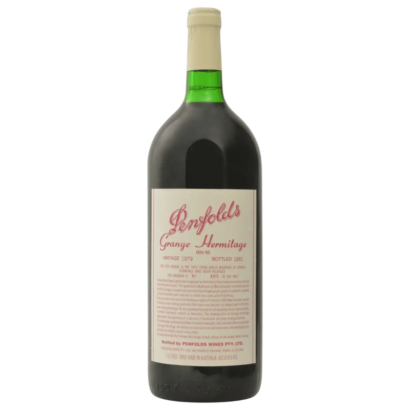 1979 Penfolds Bin 95 Grange Shiraz 1.5L Magnum Original Wood Box