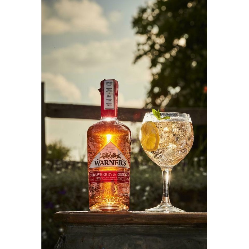 Warner’s Strawberry & Rose Gin 700ml