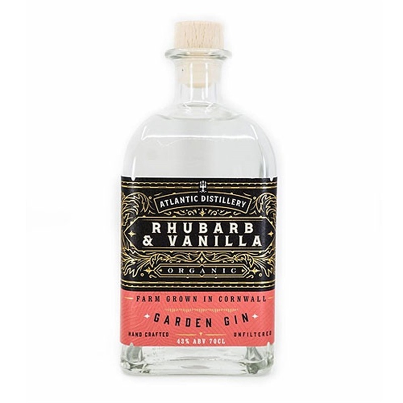 Atlantic Distillery Rhubarb & Vanilla Cornish Organic Gin 70cl