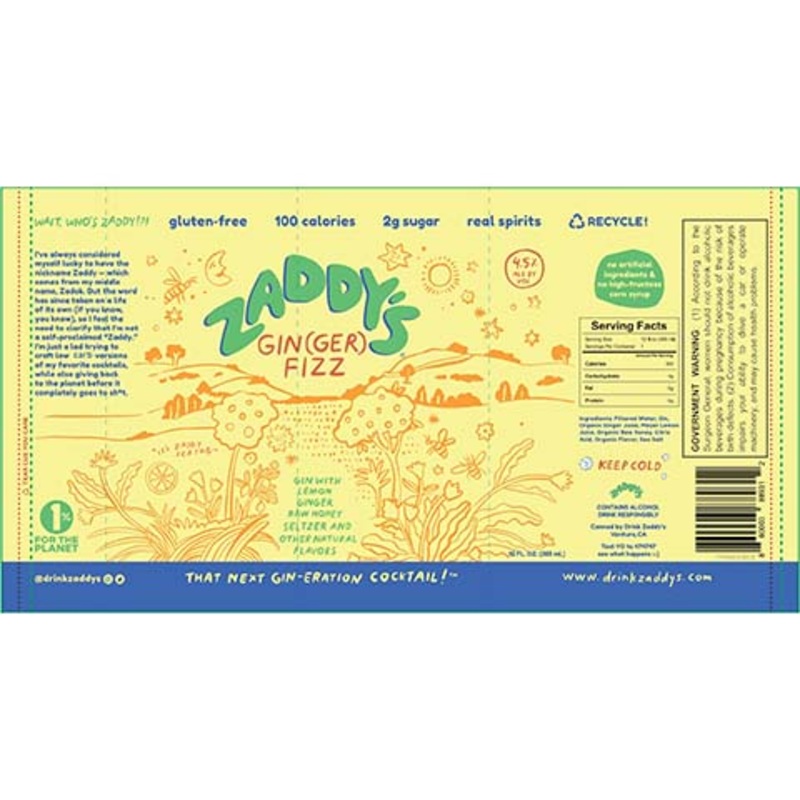 Zaddy’s Gin(ger) Fizz